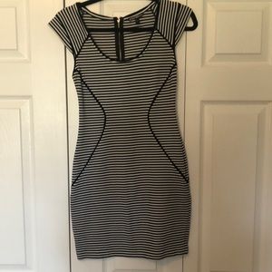 Express striped sexy dress